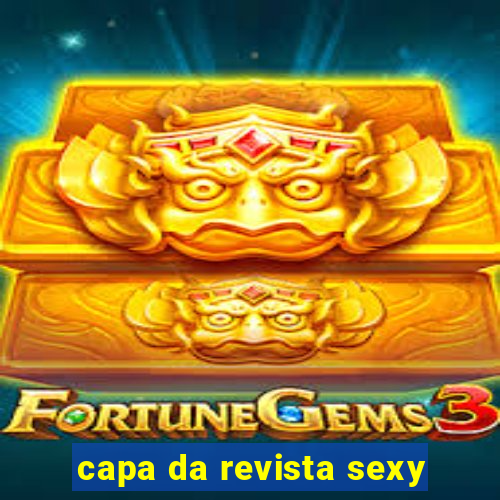 capa da revista sexy